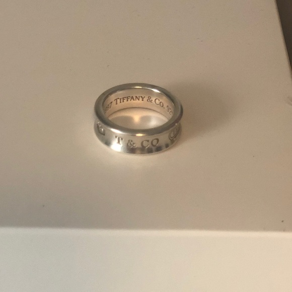 Tiffany & Co 1837 Sterling Silver Ring - Picture 6 of 12